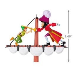 Hallmark Disney Peter Pan 70th Anniversary Swashbuckling Showdown Ornament 10 Hallmark Disney Peter Pan 70th Anniversary Swashbuckling Showdown Ornament -Hallmark Disney Peter Pan and Hook Keepsake Ornament 2499QXD6617 03