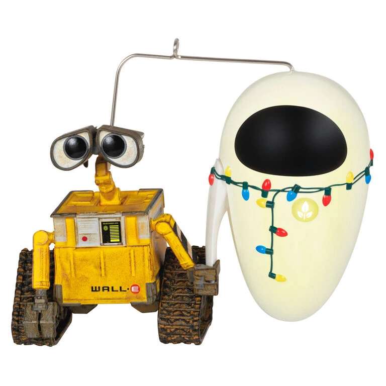 Hallmark Disney/Pixar Wall-E 15th Anniversary Wall-E And Eve Ornament 3 Hallmark Disney/Pixar Wall-E 15th Anniversary Wall-E And Eve Ornament