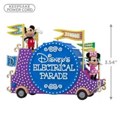 Hallmark Disney Mickey Mouse Disney's Electrical Parade Musical Ornament With Light 10 Hallmark Disney Mickey Mouse Disney's Electrical Parade Musical Ornament With Light -Hallmark Disneys Electrical Parade Float Keepsake Ornament 2999QXD6729 03