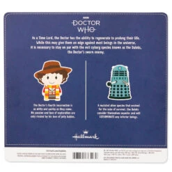 Hallmark Itty Bittys® Doctor Who The Fourth Doctor And Dalek Plush, Set Of 2 -Hallmark Doctor Who Fourth Doctor and Dalek Plush itty bittys 1KDD2078 04