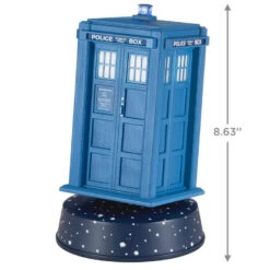 Hallmark Doctor Who 60th Anniversary TARDIS Tabletop Decoration With Light, Sound And Motion -Hallmark Doctor Who TARDIS Keepsake Decoration 1QFM3949 03