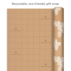 Hallmark Elegant Evergreens 2-Pack Holiday Wrapping Paper, 150 Sq. Ft. -Hallmark Elegant Evergreens Holiday Wrapping Paper 5JXW1203 07