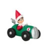 Hallmark The Elf On The Shelf® Race To The Finish Scout Elf™ Ornament -Hallmark Elf on the Shelf in Race Car Keepsake Ornament 1799QXI7357 01