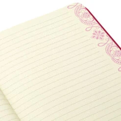 Hallmark Embossed Border Fuchsia Faux Leather Notebook 15 Hallmark Embossed Border Fuchsia Faux Leather Notebook -Hallmark Embossed Border Fuchsia Faux Leather Notebook 5HWJ6937 07