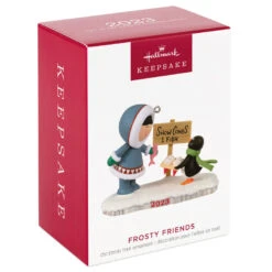 Hallmark Frosty Friends 2023 Ornament -Hallmark Eskimo and Penguin Keepsake Ornament 1699QXR8029 04