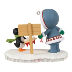 Hallmark Frosty Friends 2023 Ornament -Hallmark Eskimo and Penguin Keepsake Ornament 1699QXR8029 06