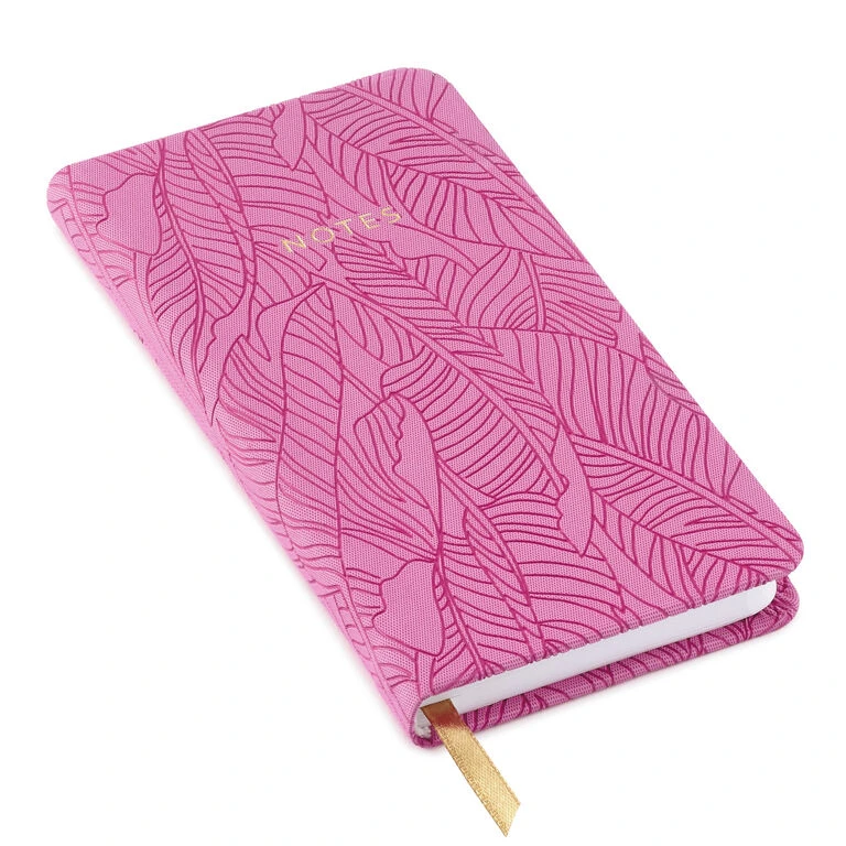 Hallmark Etched Leaves Pink Slim Notebook 3 Hallmark Etched Leaves Pink Slim Notebook