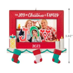 Hallmark Family Joy 2023 Photo Frame Ornament -Hallmark Family Joy 2023 Picture Frame Keepsake Ornament 1599QGO2587 03