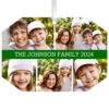 Hallmark Five-Photo Personalized Text And Photo Metal Ornament
