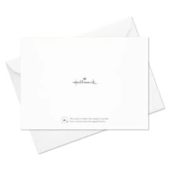 Hallmark Ivory Floral Flat Note Cards In Caddy, Box Of 40 15 Hallmark Ivory Floral Flat Note Cards In Caddy, Box Of 40 -Hallmark Floral SinglePanel Note Cards With Caddy 3CNT5048 07