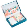 Hallmark Floral Stationery Set And Desk Organizer Box -Hallmark Floral Stationery Set and Desk Organizer Box 5STZ5100 01