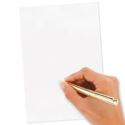 Hallmark Floral And Lettering Bulk Blank Note Cards, Pack Of 50 -Hallmark Floral and Lettering Bulk Blank Note Cards Assortment 1399WTU1087 06