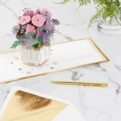 Hallmark Love And Appreciation Flower Bouquet 3D Pop-Up Love Card -Hallmark Flower Bouquet 3D PopUp Love Card 1299LAD2838 06