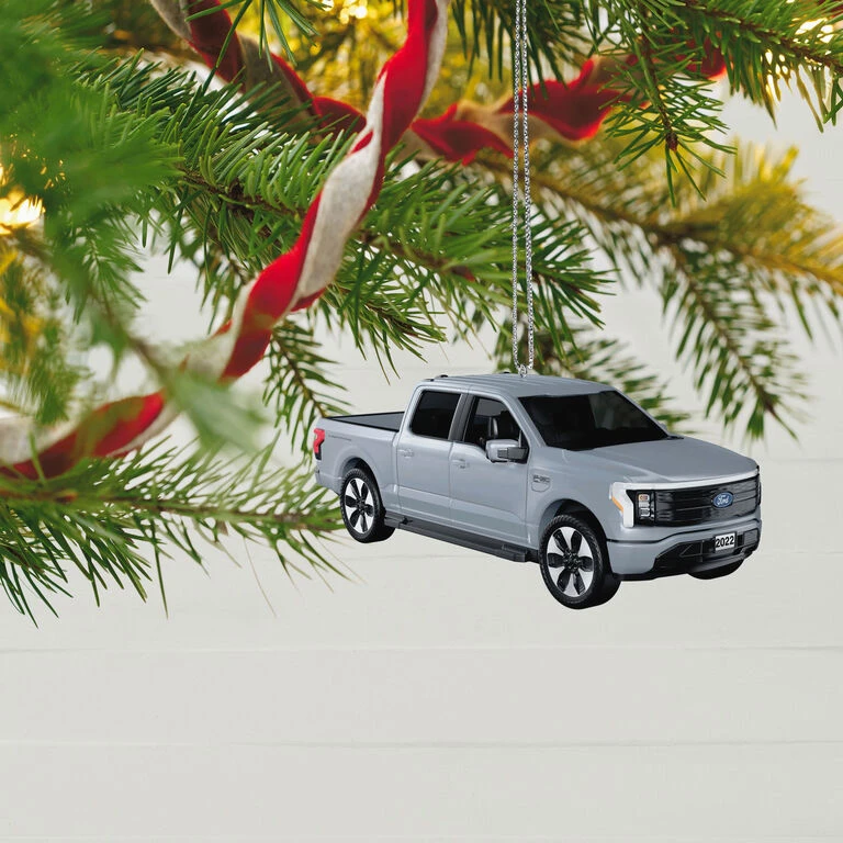 Hallmark 2022 Ford F-150 Lightning 2023 Metal Ornament 4 Hallmark 2022 Ford F-150 Lightning 2023 Metal Ornament - Image 2
