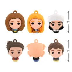 Mini Friends Shatterproof Hallmark Ornaments, Set Of 6 -Hallmark Friends Miniature Christmas Ornaments Set of 6 2HCM9229 03