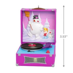 Hallmark Frosty The Snowman™ Look At Frosty Go Ornament With Light And Sound 10 Hallmark Frosty The Snowman™ Look At Frosty Go Ornament With Light And Sound -Hallmark Frosty the Snowman Record Player Keepsake Ornament 2499QXI6279 03