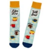Hallmark Gilmore Girls Life's Short, Talk Fast Crew Socks -Hallmark Gilmore Girls Lifes Short Talk Fast Crew Socks 1PCL1011 01