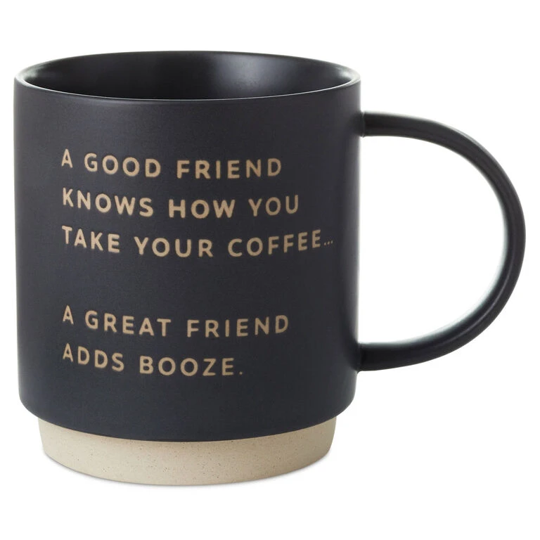 Hallmark Good Friend Great Friend Funny Mug, 16 Oz. 3 Hallmark Good Friend Great Friend Funny Mug, 16 Oz.