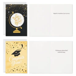 Hallmark -Hallmark Grad Caps Confetti Graduation Cards Assortment 5GEY1003 02