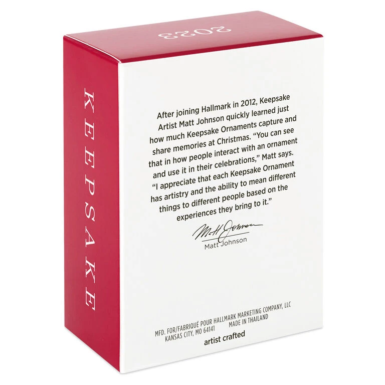 Hallmark Grandson Christmas Sweater 2023 Ornament 7 Hallmark Grandson Christmas Sweater 2023 Ornament - Image 5