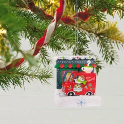 Hallmark Happy Holiday Parade Collection Gregor's Trattoria Musical Ornament With Light -Hallmark Gregors Trattoria and Food Truck Keepsake Ornament 3499QGO2527 02