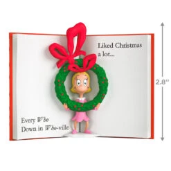 Hallmark Dr. Seuss's How The Grinch Stole Christmas!™ Cindy-Lou Who Ornament -Hallmark Grich Stole Christmas Book Keepsake Ornament 1799QXI7309 03