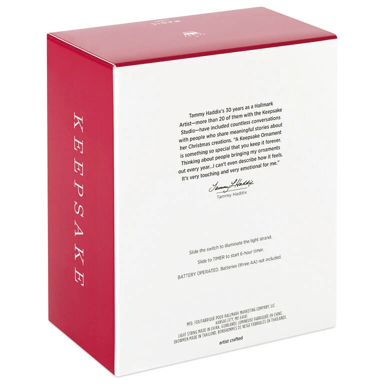 Hallmark Gumdrop Snowman 10-Light Christmas String Lights, 10' 7 Hallmark Gumdrop Snowman 10-Light Christmas String Lights, 10' - Image 5