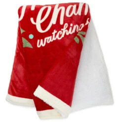 Hallmark Channel Red Oversized Blanket, 60x80 10 Hallmark Channel Red Oversized Blanket, 60x80 -Hallmark Hallmark Channel FamilySized Blanket 1XKT3505 03