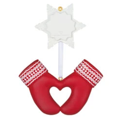 I Love Hallmark Channel! Ornament -Hallmark Hallmark Channel Red Mittens Keepsake Ornament 1599QGO2949 06