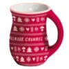 Hallmark Channel Knit Pattern Hand-Warming Mug, 20 Oz. -Hallmark Hallmark Channel Sweater Pattern HandWarming Mug 1XKT3518 01
