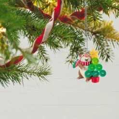 Hallmark Cute As A Button Ornament -Hallmark Hamster With Button Tree Keepsake Ornament 1599QXR8259 02