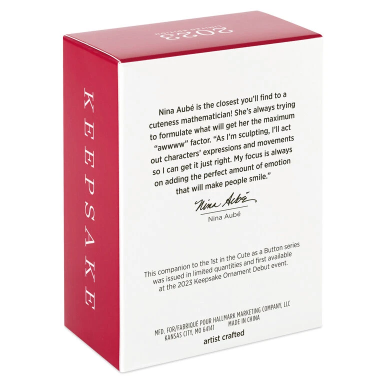 Hallmark Cute As A Button Special Edition Ornament 7 Hallmark Cute As A Button Special Edition Ornament - Image 5