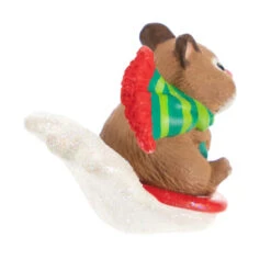 Hallmark Cute As A Button Special Edition Ornament 13 Hallmark Cute As A Button Special Edition Ornament -Hallmark Hamster on Button Sled Keepsake Ornament 1599QXE3317 06