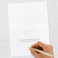 Hallmark Floral Happy Quilled Paper Handmade Birthday Card -Hallmark Happy and Flowers Quilled Paper Birthday Card for Her 1299LAD2728 06