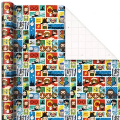 Hallmark Harry Potter™ 3-Pack Assorted Wrapping Paper, 60 Sq. Ft. Total -Hallmark Harry Potter Assorted Wrapping Paper Pack 5EWR2958 06