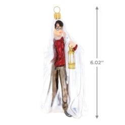 Hallmark Harry Potter™ Using The Invisibility Cloak™ Glass Ornament -Hallmark Harry Potter Invisibility Cloak Keepsake Ornament 1QEP3039 03