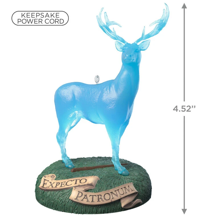 Hallmark Harry Potter™ Stag Patronus Ornament With Light 5 Hallmark Harry Potter™ Stag Patronus Ornament With Light - Image 3