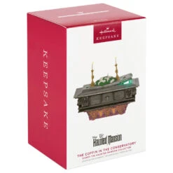 Hallmark Disney The Haunted Mansion Collection The Coffin In The Conservatory Ornament With Light And Sound -Hallmark Haunted Mansion Coffin Keepsake Ornament 4499QXD6757 04