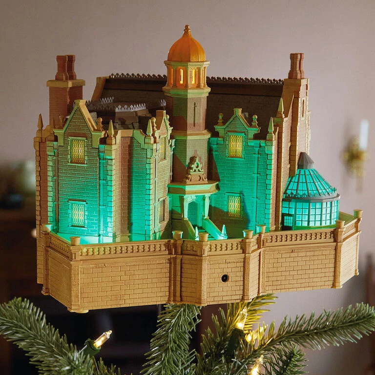 Hallmark Disney The Haunted Mansion Collection The Haunted Mansion Musical Christmas Tree Topper With Light 4 Hallmark Disney The Haunted Mansion Collection The Haunted Mansion Musical Christmas Tree Topper With Light - Image 2