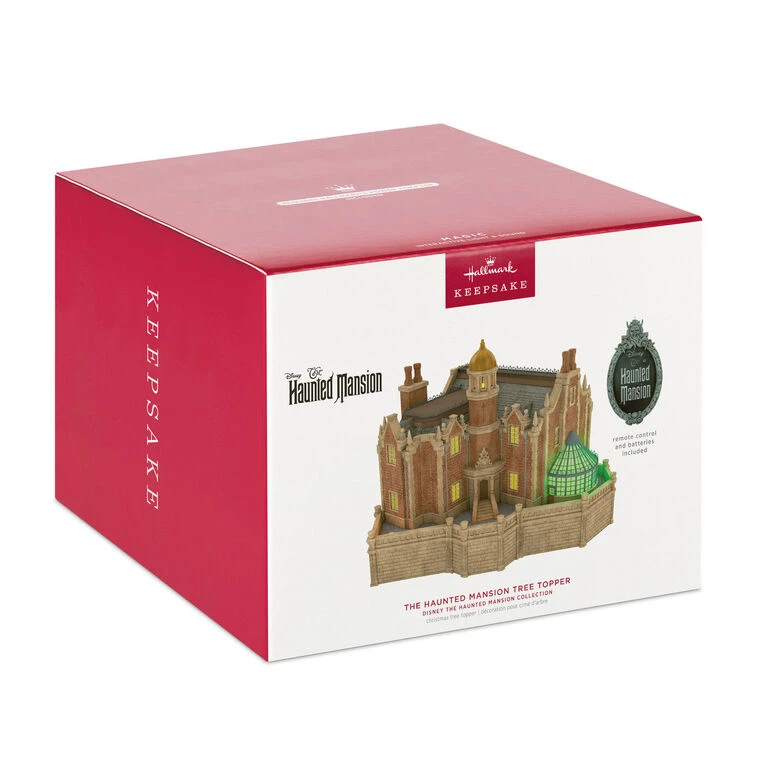 Hallmark Disney The Haunted Mansion Collection The Haunted Mansion Musical Christmas Tree Topper With Light 6 Hallmark Disney The Haunted Mansion Collection The Haunted Mansion Musical Christmas Tree Topper With Light - Image 4