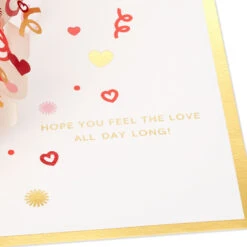 Hallmark Love You More 3D Pop-Up Love Card -Hallmark Heart Pattern 3D PopUp Love Card 1299IAV5835 03