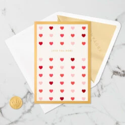 Hallmark Love You More 3D Pop-Up Love Card -Hallmark Heart Pattern 3D PopUp Love Card 1299IAV5835 04