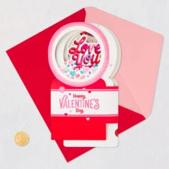 Hallmark All My Love Snow Globe Musical 3D Pop-Up Valentine's Day Card With Motion 14 Hallmark All My Love Snow Globe Musical 3D Pop-Up Valentine's Day Card With Motion -Hallmark Hearts Snow Globe 3D PopUp Music Motion Valentines Day Card 1299VAY9986 05