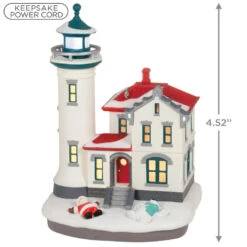 Hallmark Holiday Lighthouse 2023 Ornament With Light -Hallmark Holiday Lighthouse Keepsake Ornament 2799QXR8237 03