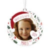Hallmark Holiday Personalized Text And Photo Ceramic Ornament -Hallmark Holiday Personalized Round Christmas Ornament 1999QHE1711B22 01