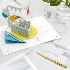 Hallmark Hooray Cake And Balloons 3D Pop-Up Birthday Card 15 Hallmark Hooray Cake And Balloons 3D Pop-Up Birthday Card -Hallmark Hooray Cake and Balloons 3D PopUp Birthday Card 1299LAD2738 06
