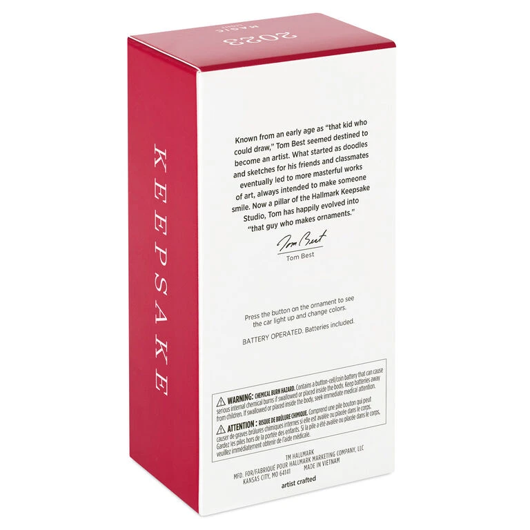 Hallmark Hot Wheels™ Mach Speeder™ Ornament With Light 7 Hallmark Hot Wheels™ Mach Speeder™ Ornament With Light - Image 5