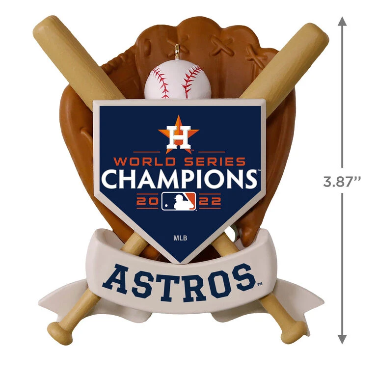 Hallmark MLB Houston Astros™ World Series Champions™ 2022 Ornament 5 Hallmark MLB Houston Astros™ World Series Champions™ 2022 Ornament - Image 3