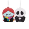 Better Together Disney Tim Burton's The Nightmare Before Christmas Jack And Sally Magnetic Hallmark Ornaments, Set Of 2 2 Better Together Disney Tim Burton's The Nightmare Before Christmas Jack And Sally Magnetic Hallmark Ornaments, Set Of 2 -Hallmark Jack Skellington and Sally Christmas Ornaments 3HCM2400 01