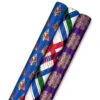 Hallmark Jewel Tones Assorted 3-Pack Christmas Wrapping Paper, 120 Sq. Ft. 2 Hallmark Jewel Tones Assorted 3-Pack Christmas Wrapping Paper, 120 Sq. Ft. -Hallmark Jewel Tones Christmas Wrapping Paper Set 5JXW1251 01